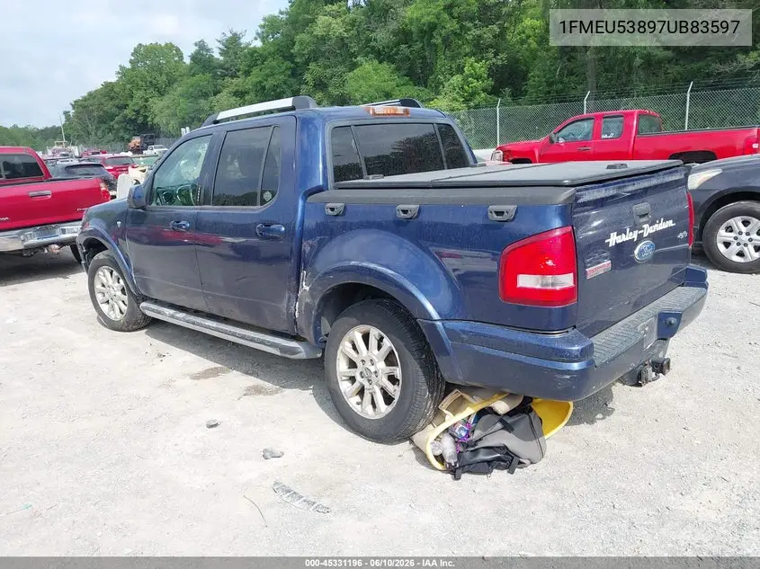 2007 Ford Explorer Sport Trac Limited VIN: 1FMEU53897UB83597 Lot: 45331196