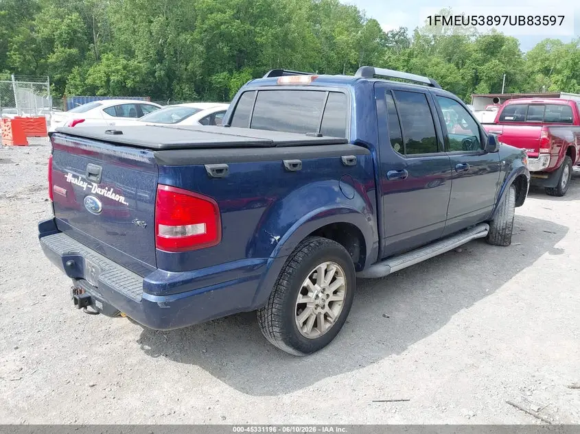 2007 Ford Explorer Sport Trac Limited VIN: 1FMEU53897UB83597 Lot: 45331196