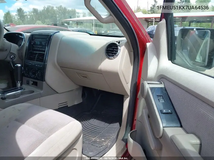 2007 Ford Explorer Sport Trac Xlt VIN: 1FMEU51KX7UA64536 Lot: 45396038