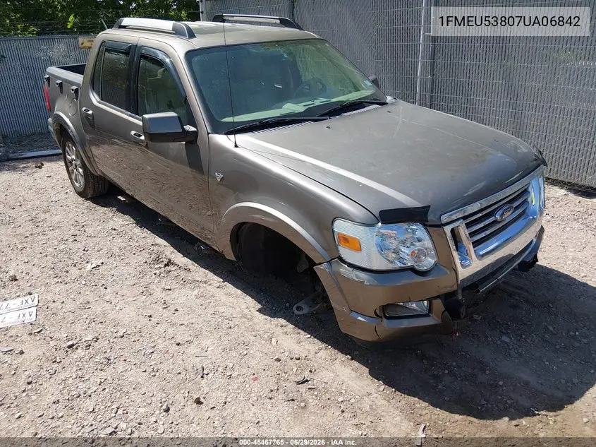 2007 Ford Explorer Sport Trac Limited VIN: 1FMEU53807UA06842 Lot: 45467765