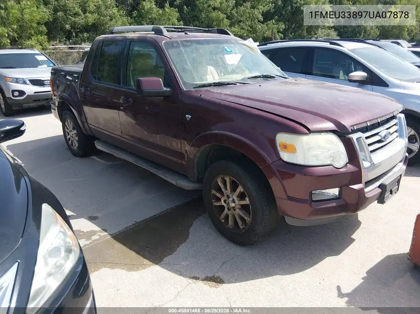2007 Ford Explorer Sport Trac Limited VIN: 1FMEU33897UA07878 Lot: 45501465