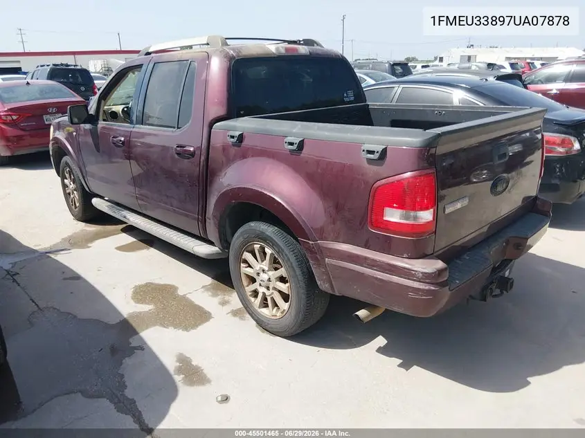 2007 Ford Explorer Sport Trac Limited VIN: 1FMEU33897UA07878 Lot: 45501465