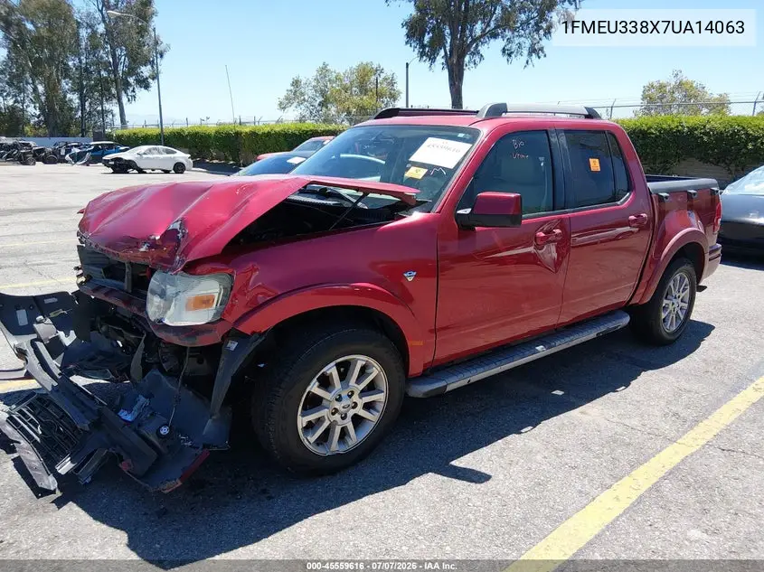 2007 Ford Explorer Sport Trac Limited VIN: 1FMEU338X7UA14063 Lot: 45559616