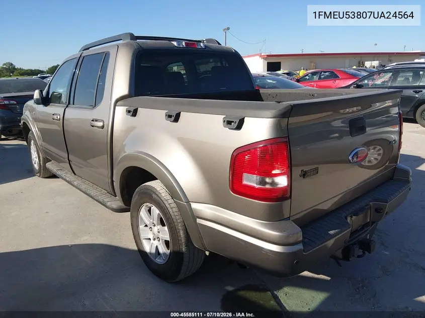 2007 Ford Explorer Sport Trac Limited VIN: 1FMEU53807UA24564 Lot: 45585111