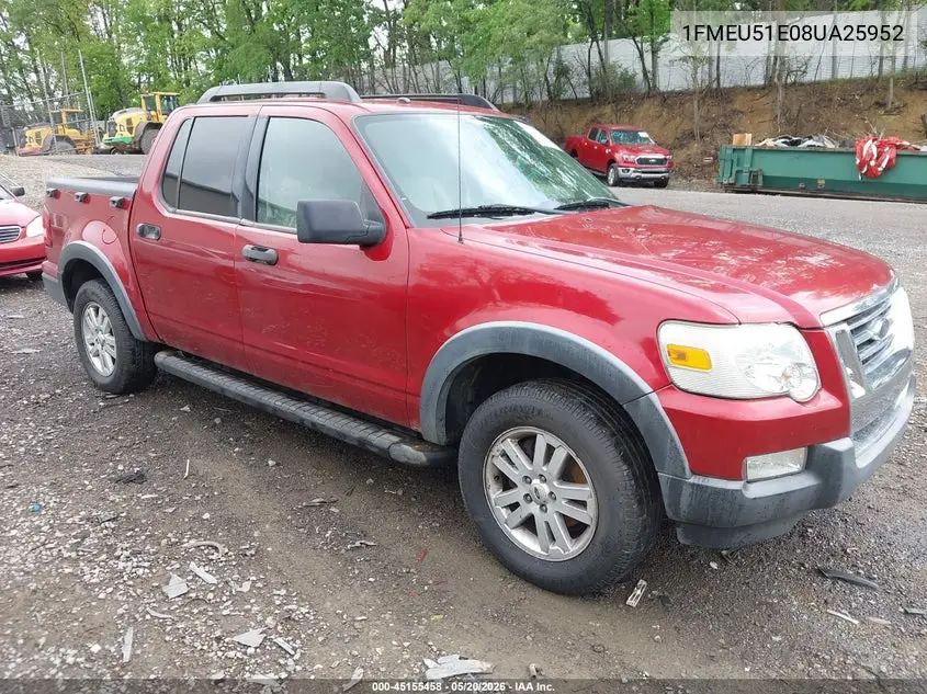 2008 Ford Explorer Sport Trac Xlt VIN: 1FMEU51E08UA25952 Lot: 45155458
