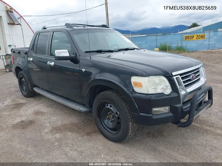 2008 Ford Explorer Sport Trac Limited VIN: 1FMEU538X8UB25659 Lot: 45351592