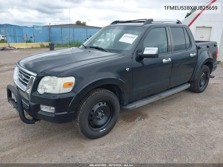 2008 Ford Explorer Sport Trac Limited VIN: 1FMEU538X8UB25659 Lot: 45351592