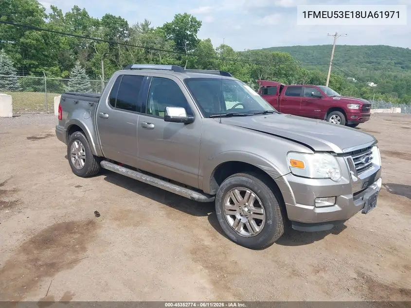 2008 Ford Explorer Sport Trac Limited VIN: 1FMEU53E18UA61971 Lot: 45352774