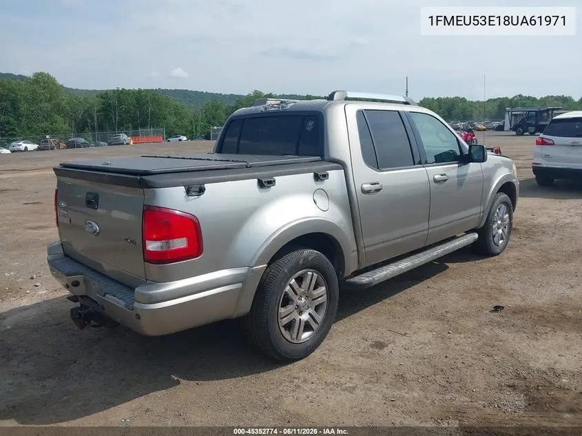 2008 Ford Explorer Sport Trac Limited VIN: 1FMEU53E18UA61971 Lot: 45352774