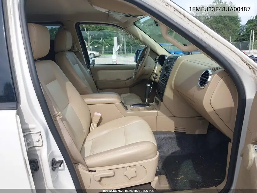2008 Ford Explorer Sport Trac Limited VIN: 1FMEU33E48UA00487 Lot: 45430762