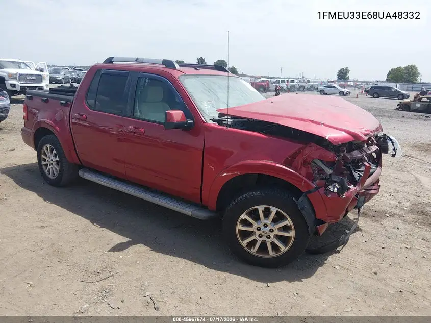 2008 Ford Explorer Sport Trac Limited VIN: 1FMEU33E68UA48332 Lot: 45667674