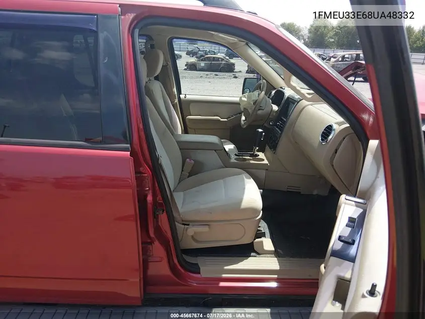 2008 Ford Explorer Sport Trac Limited VIN: 1FMEU33E68UA48332 Lot: 45667674