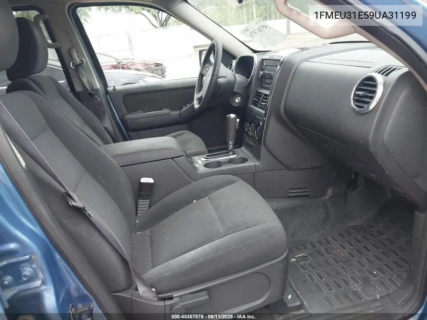2009 Ford Explorer Sport Trac Xlt VIN: 1FMEU31E59UA31199 Lot: 45367876