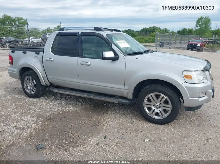 2009 Ford Explorer Sport Trac Limited VIN: 1FMEU53899UA10309 Lot: 45531846
