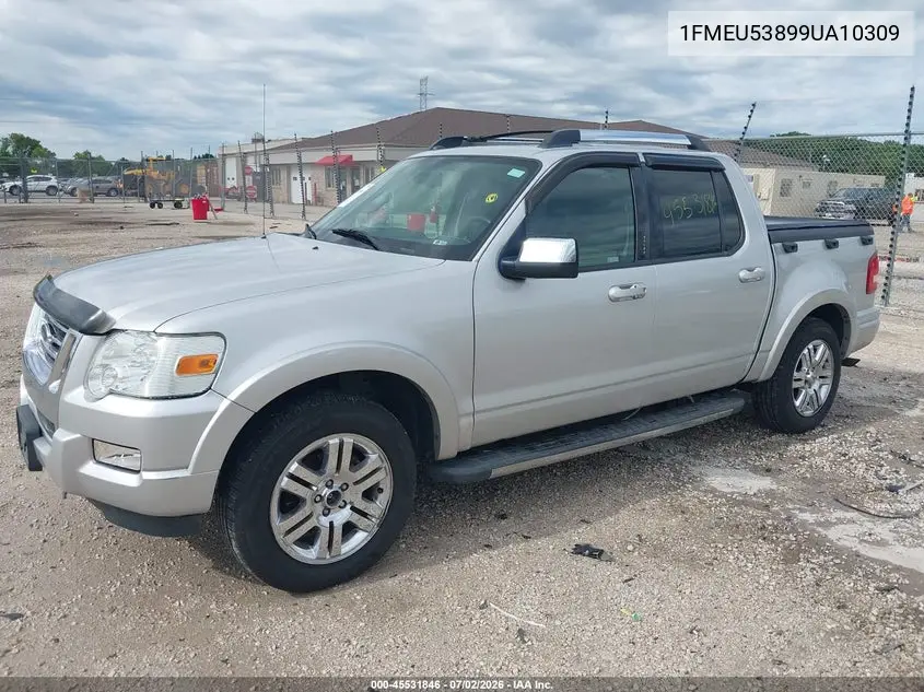2009 Ford Explorer Sport Trac Limited VIN: 1FMEU53899UA10309 Lot: 45531846