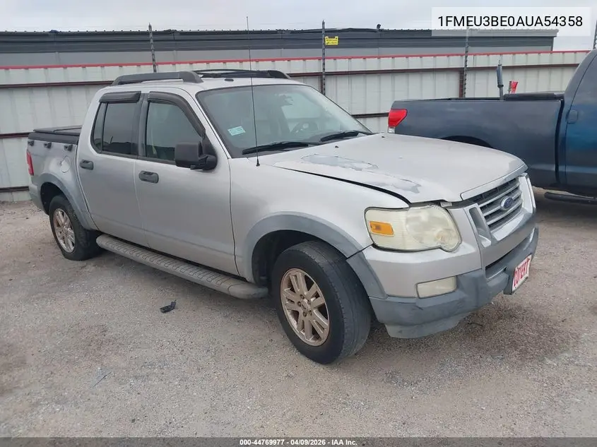 2010 Ford Explorer Sport Trac Xlt VIN: 1FMEU3BE0AUA54358 Lot: 44769977