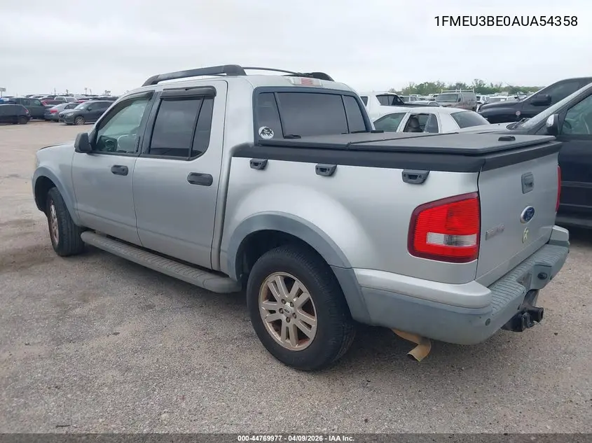 2010 Ford Explorer Sport Trac Xlt VIN: 1FMEU3BE0AUA54358 Lot: 44769977