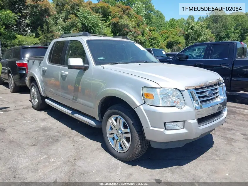 2010 Ford Explorer Sport Trac Limited VIN: 1FMEU5DE5AUF02084 Lot: 45051357