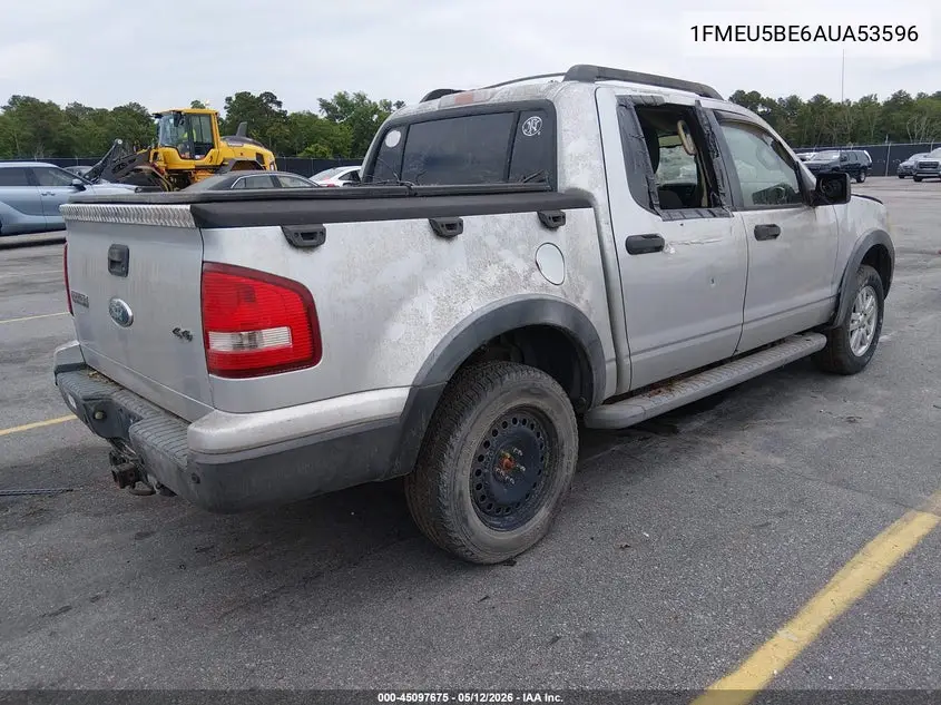 2010 Ford Explorer Sport Trac Xlt VIN: 1FMEU5BE6AUA53596 Lot: 45097675