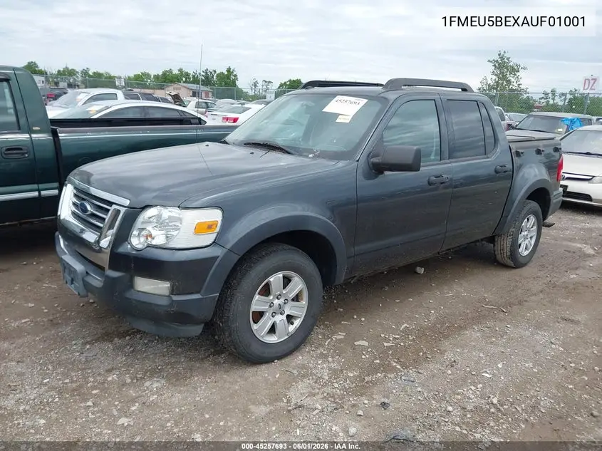 2010 Ford Explorer Sport Trac Xlt VIN: 1FMEU5BEXAUF01001 Lot: 45257693