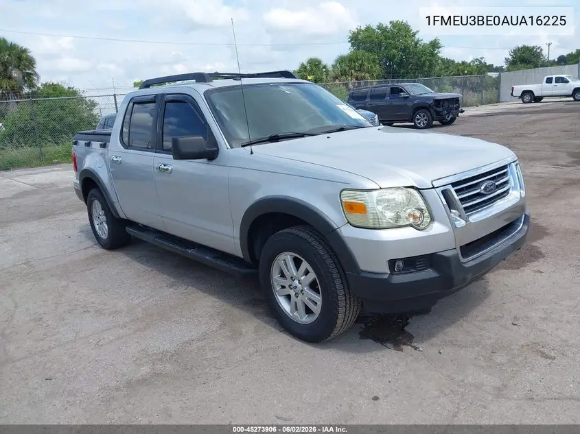 2010 Ford Explorer Sport Trac Xlt VIN: 1FMEU3BE0AUA16225 Lot: 45273906