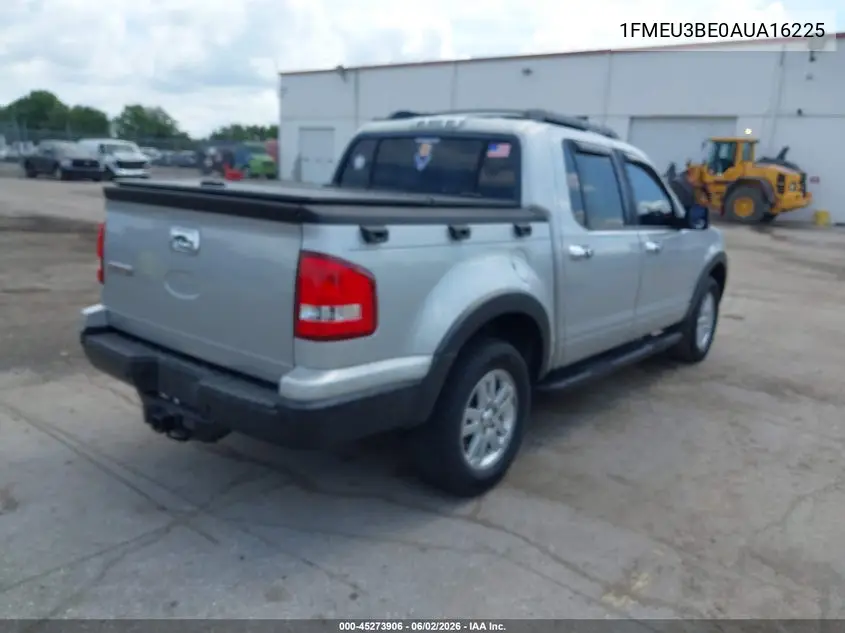 2010 Ford Explorer Sport Trac Xlt VIN: 1FMEU3BE0AUA16225 Lot: 45273906