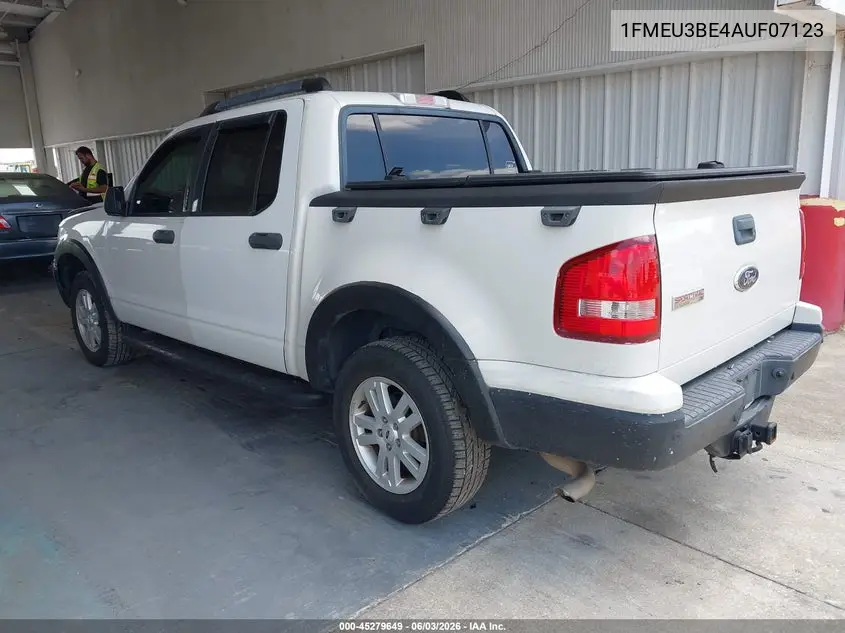 2010 Ford Explorer Sport Trac Xlt VIN: 1FMEU3BE4AUF07123 Lot: 45279649