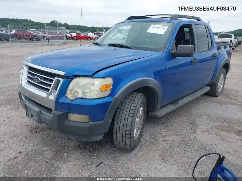 2010 Ford Explorer Sport Trac Xlt VIN: 1FMEU3BE5AUF03470 Lot: 45338518