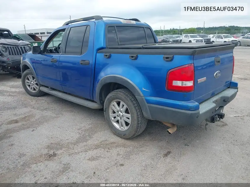 2010 Ford Explorer Sport Trac Xlt VIN: 1FMEU3BE5AUF03470 Lot: 45338518