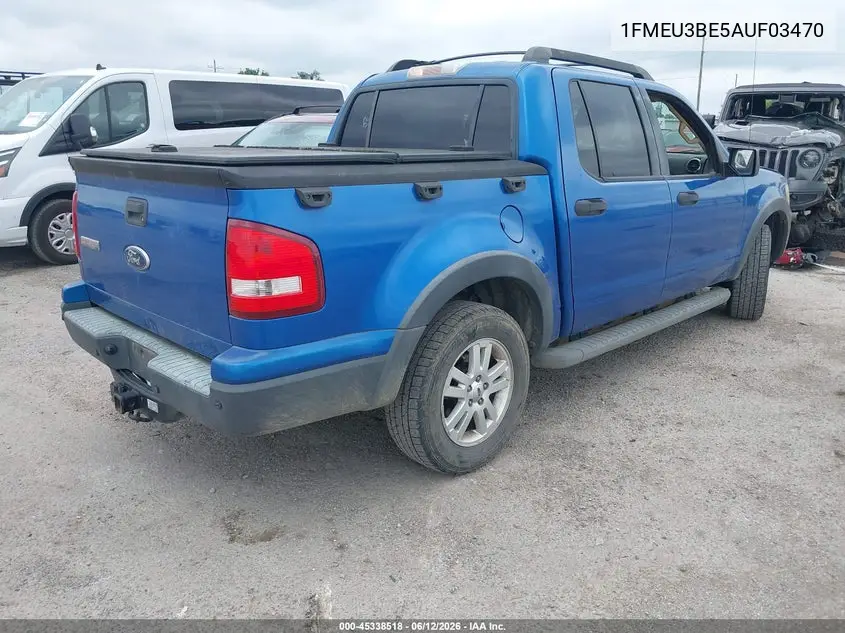 2010 Ford Explorer Sport Trac Xlt VIN: 1FMEU3BE5AUF03470 Lot: 45338518