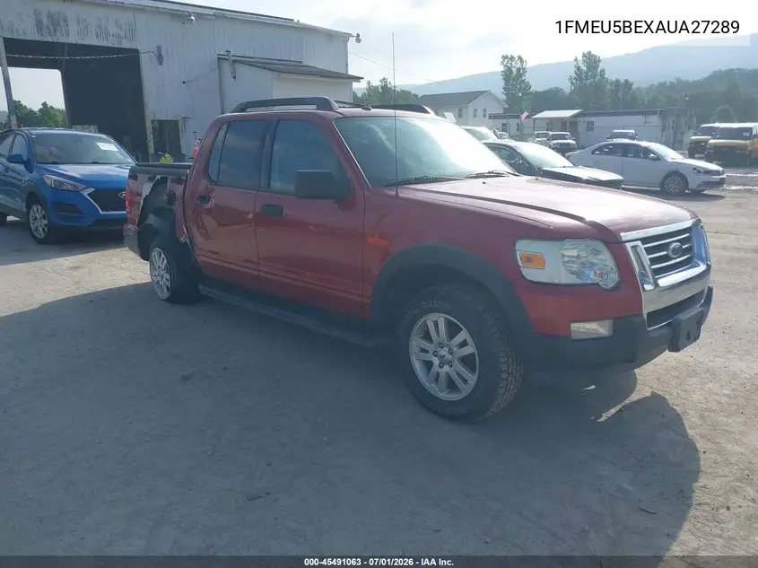 2010 Ford Explorer Sport Trac Xlt VIN: 1FMEU5BEXAUA27289 Lot: 45491063