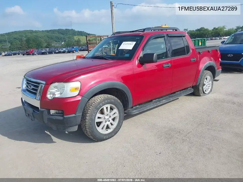 2010 Ford Explorer Sport Trac Xlt VIN: 1FMEU5BEXAUA27289 Lot: 45491063