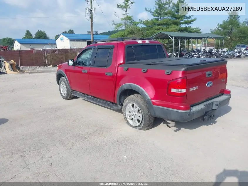 2010 Ford Explorer Sport Trac Xlt VIN: 1FMEU5BEXAUA27289 Lot: 45491063