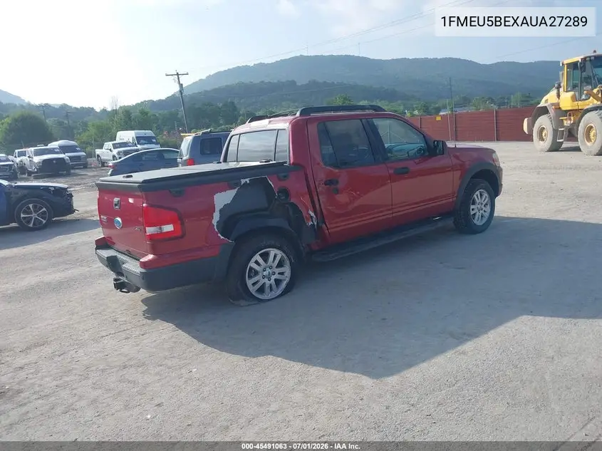 2010 Ford Explorer Sport Trac Xlt VIN: 1FMEU5BEXAUA27289 Lot: 45491063