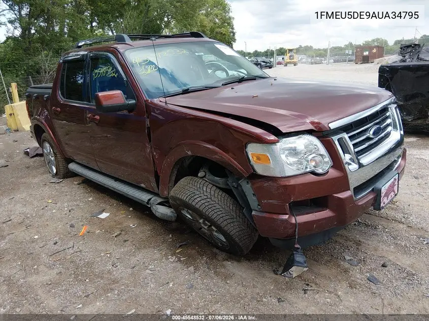 2010 Ford Explorer Sport Trac Limited VIN: 1FMEU5DE9AUA34795 Lot: 45548532
