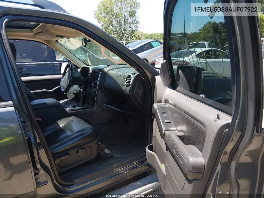 2010 Ford Explorer Sport Trac Limited VIN: 1FMEU5D88AUF07922 Lot: 45611645