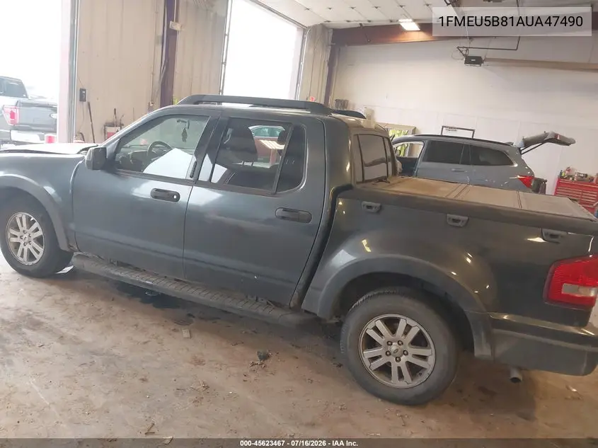 2010 Ford Explorer Sport Trac Xlt VIN: 1FMEU5B81AUA47490 Lot: 45623467