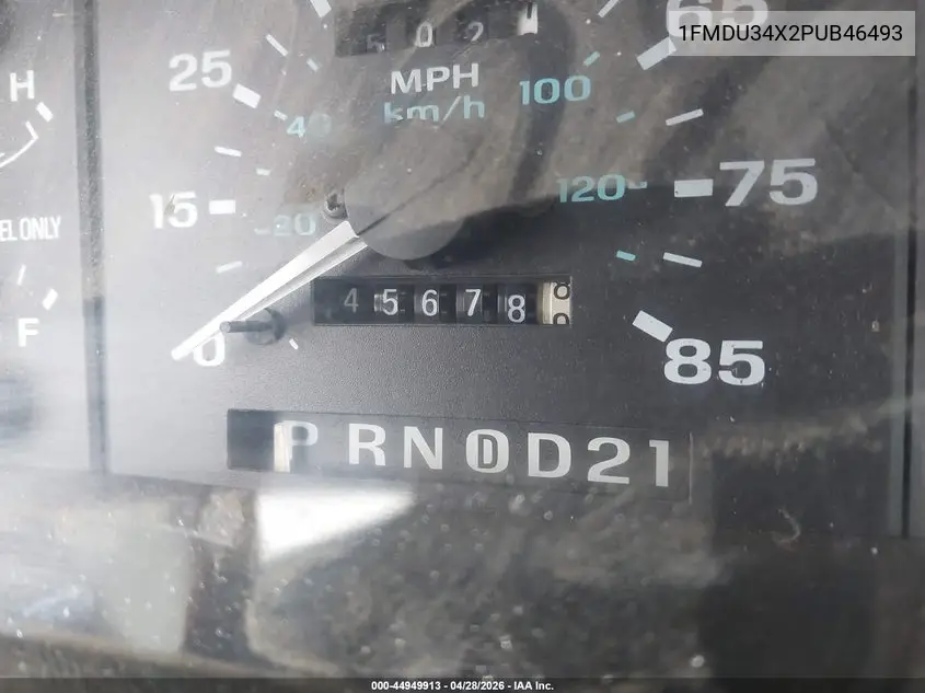 1993 Ford Explorer VIN: 1FMDU34X2PUB46493 Lot: 44949913
