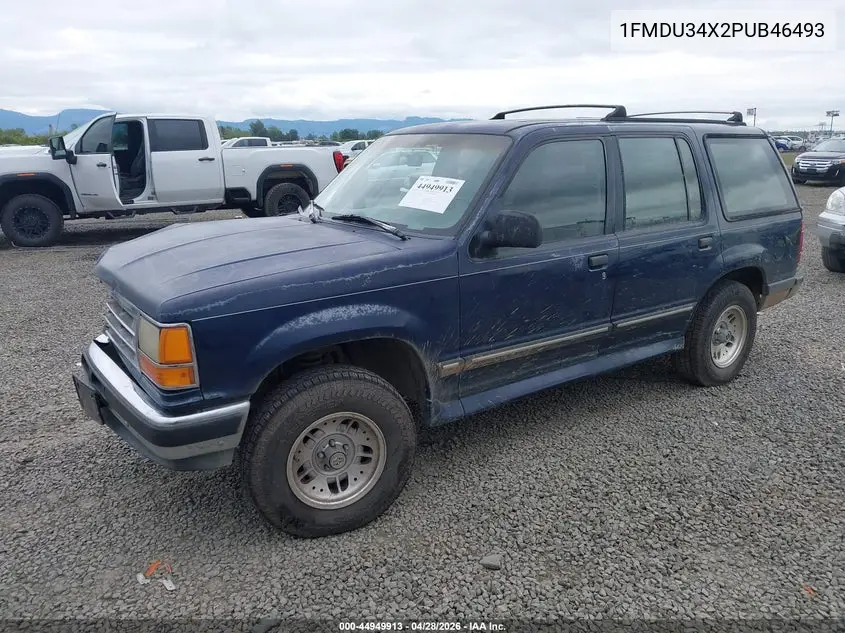 1993 Ford Explorer VIN: 1FMDU34X2PUB46493 Lot: 44949913