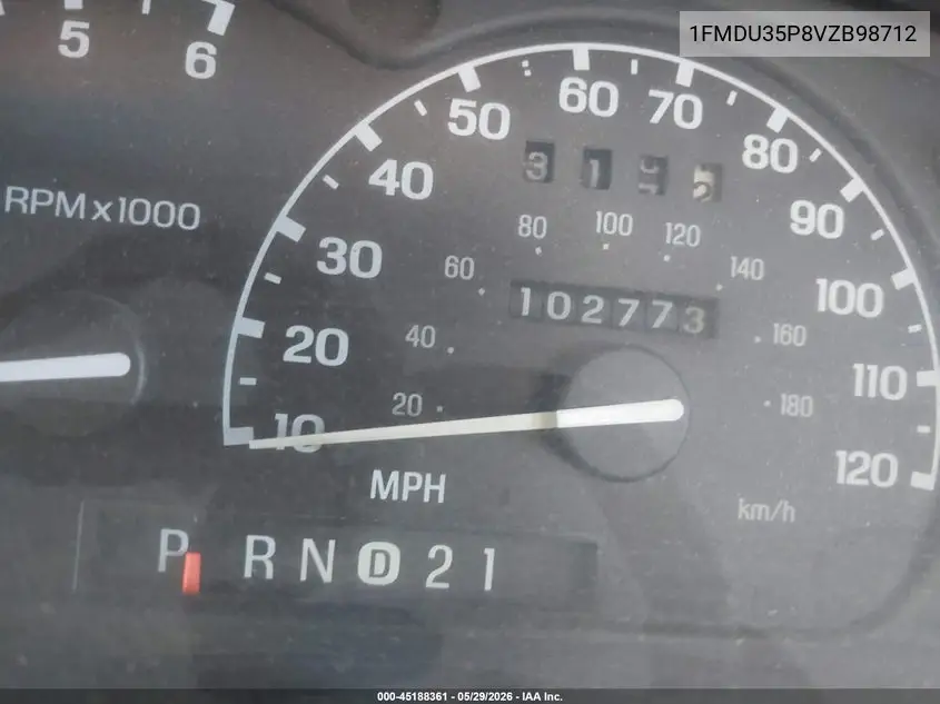 1997 Ford Explorer Eddie Bauer/Limited/Xlt VIN: 1FMDU35P8VZB98712 Lot: 45188361