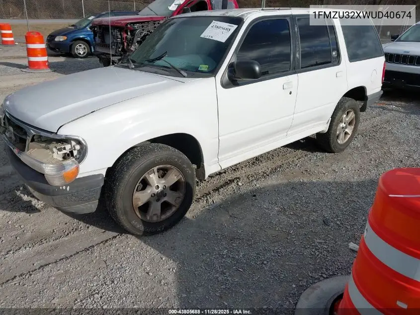 1FMZU32X2WUD40674 1998 Ford Explorer Eddie Bauer/Limited/Xl/Xlt