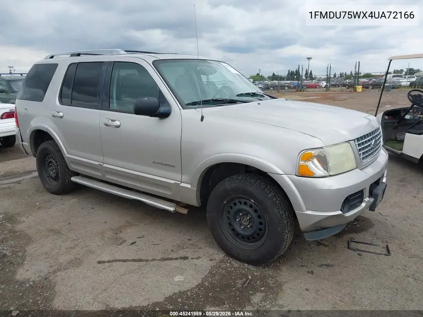 2004 Ford Explorer Limited VIN: 1FMDU75WX4UA72166 Lot: 45241989