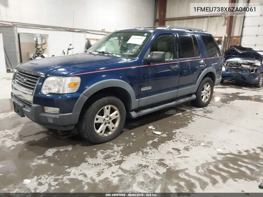 1FMEU738X6ZA04061 2006 Ford Explorer Xlt