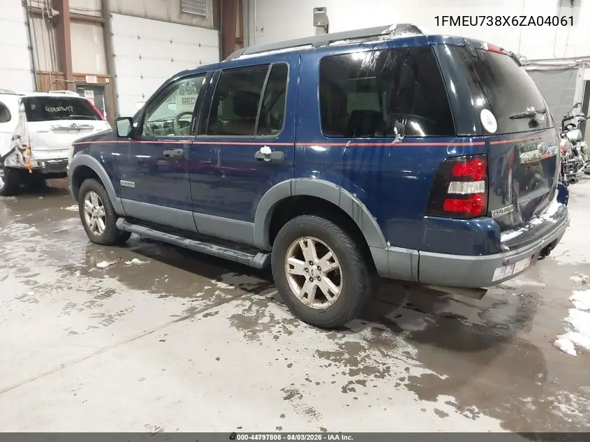 1FMEU738X6ZA04061 2006 Ford Explorer Xlt
