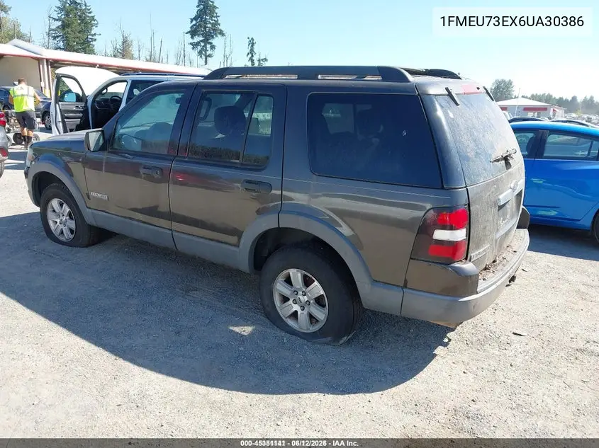 1FMEU73EX6UA30386 2006 Ford Explorer Xlt
