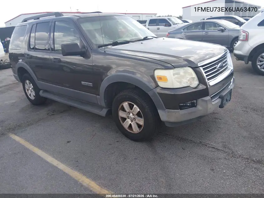 2006 Ford Explorer Xlt VIN: 1FMEU73EX6UA63470 Lot: 45488339