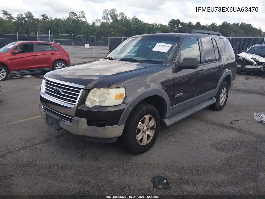 2006 Ford Explorer Xlt VIN: 1FMEU73EX6UA63470 Lot: 45488339