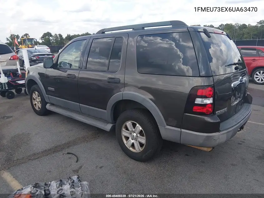 2006 Ford Explorer Xlt VIN: 1FMEU73EX6UA63470 Lot: 45488339