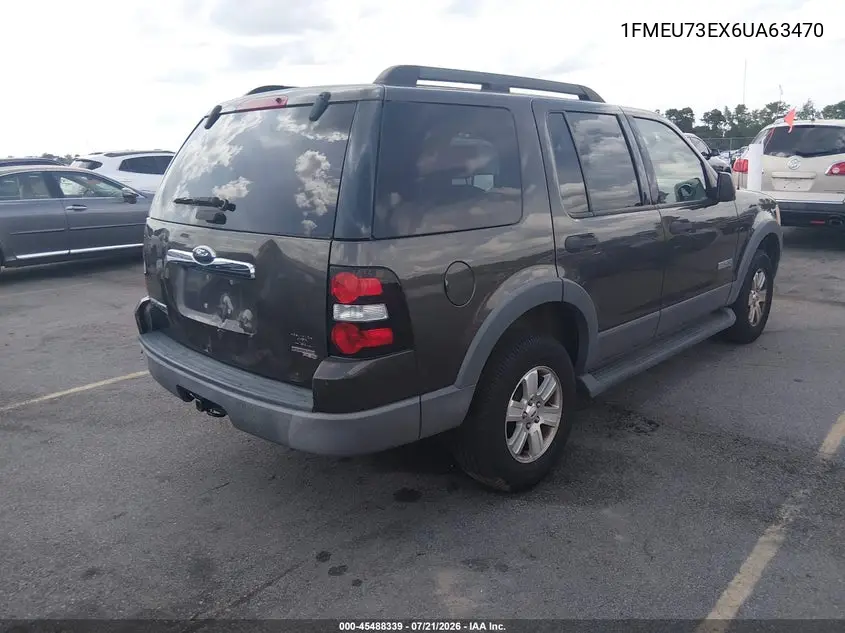 2006 Ford Explorer Xlt VIN: 1FMEU73EX6UA63470 Lot: 45488339