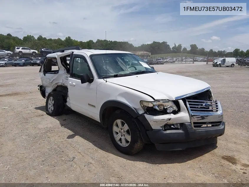 2007 Ford Explorer Xlt VIN: 1FMEU73E57UB03472 Lot: 45661144